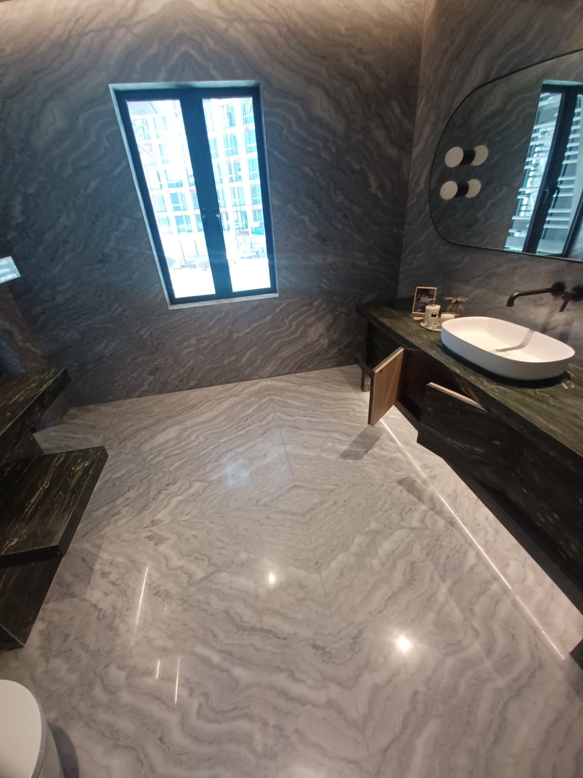 Full Marble Bathroom